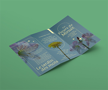 dépliant 6 pages écoresponsable format DL idéal pour mettre dans une enveloppe (publipostage)